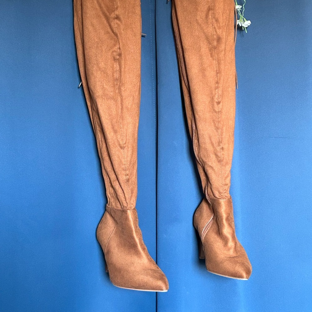 Torrid Over-the-Knee Lace-up Heeled Boots
